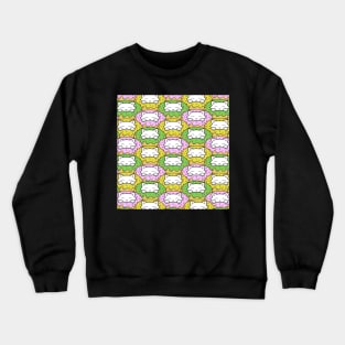 Cute cats eating yummy donuts Crewneck Sweatshirt